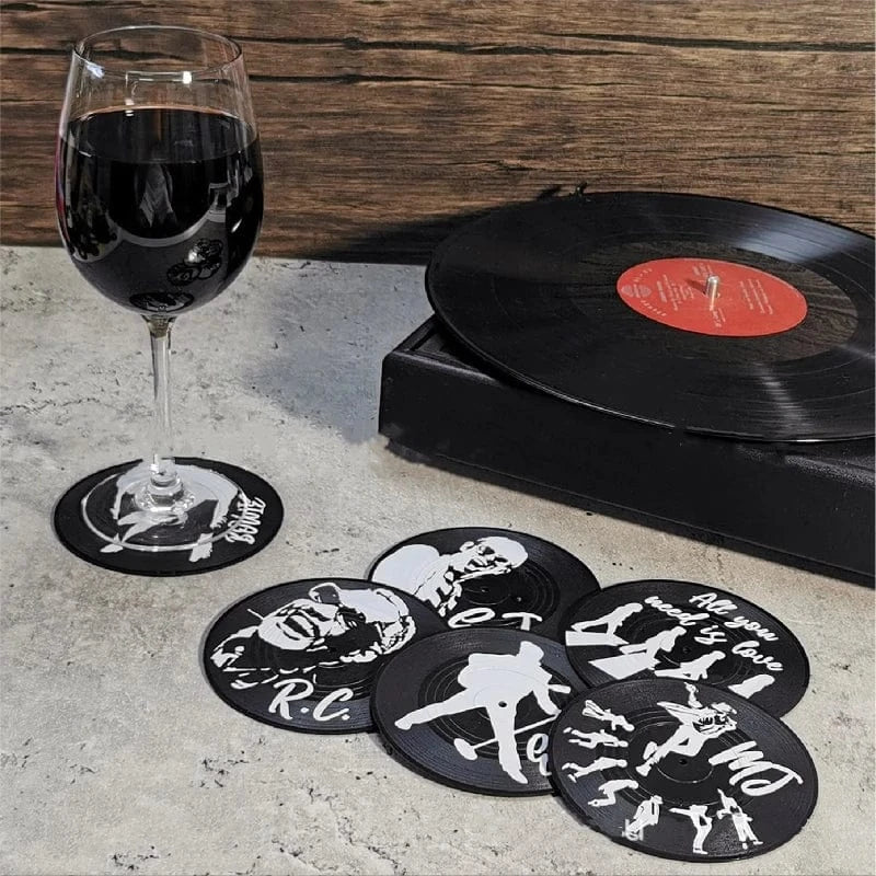 Set de table disque vinyle | Retro | Joli Set de Table
