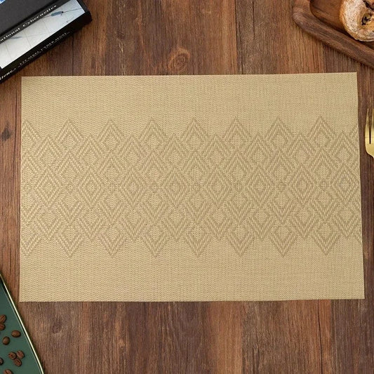 Set de table doré noel | Losange | Joli Set de Table Or / 2PC / 30X45CM