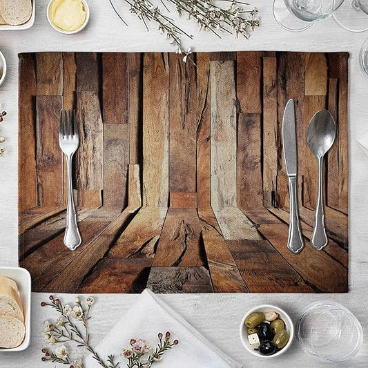 Set de table en bois | Imitation | Joli Set de Table 9 / 40X30cm