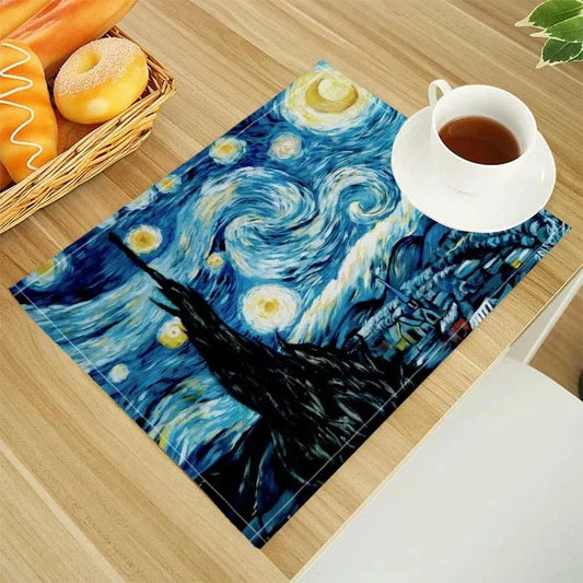 Set de table en lin | Van Gogh | Joli Set de Table