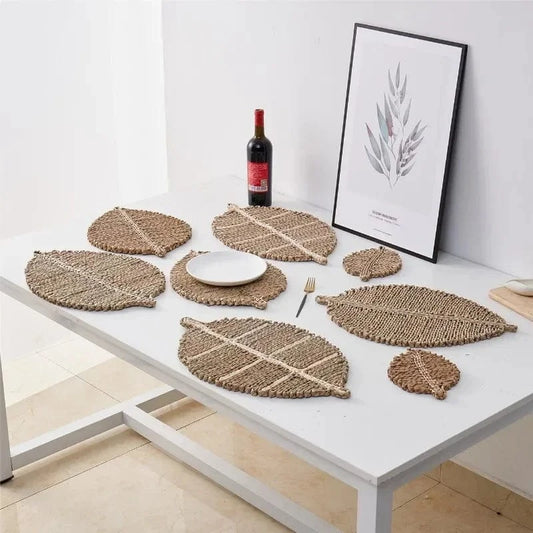 Set de table en paille | Feuille | Joli Set de Table