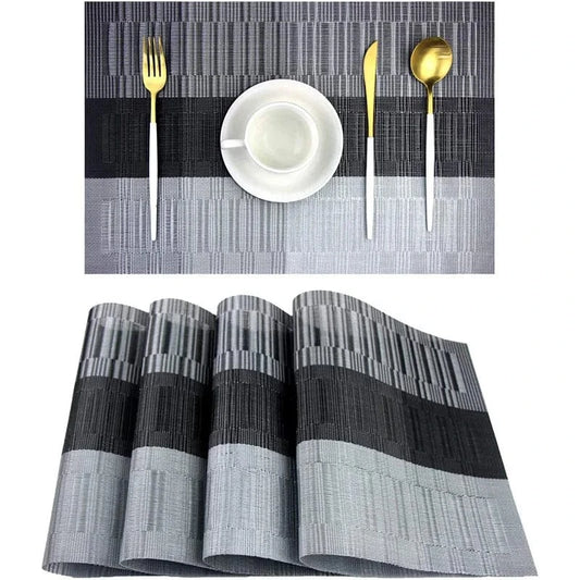 Set de table en plastique | Rayures | Joli Set de Table