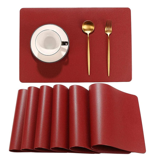 Set de table en simili cuir | Luxe | Joli Set de Table