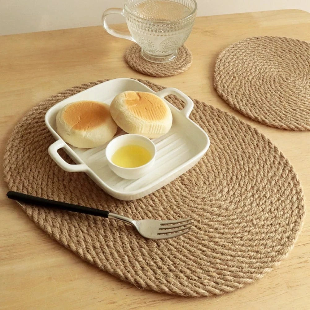 Set de table paille ovale | Simple | Joli Set de Table
