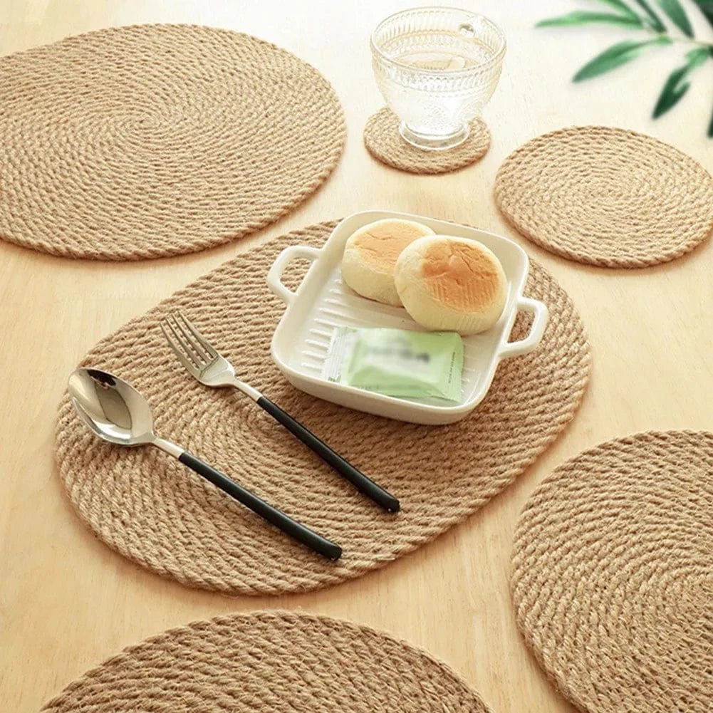 Set de table paille ovale | Simple | Joli Set de Table