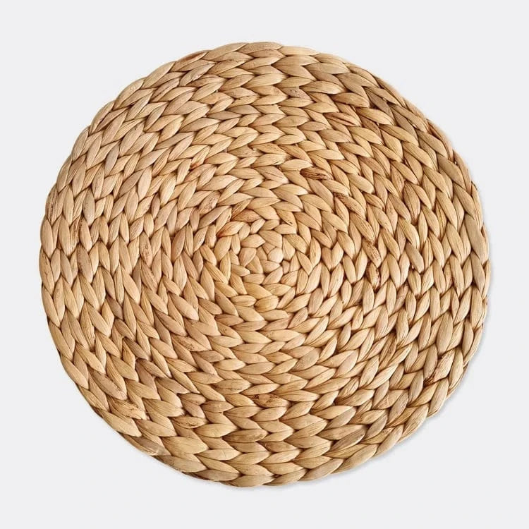 Set de table paille rond | Joli Set de Table Style 1 / 10cm