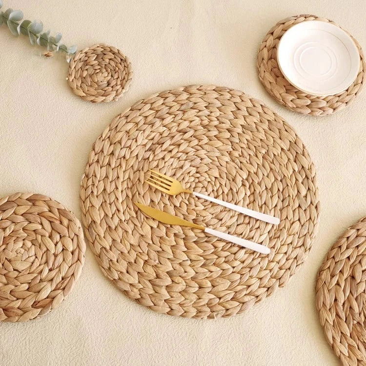 Set de table paille rond | Joli Set de Table