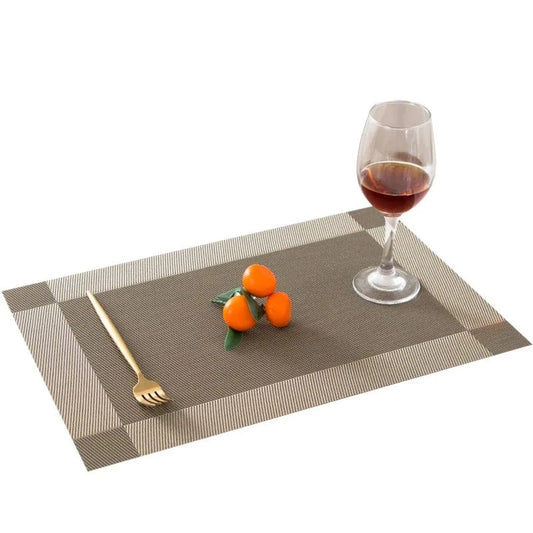 Set de table plastique original | Café | Joli Set de Table Dj-cd010-04 / 6pcs