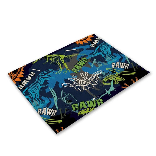 Set de table pour enfant | Dinosaure | Joli Set de Table 5 / 1PC-32x42cm