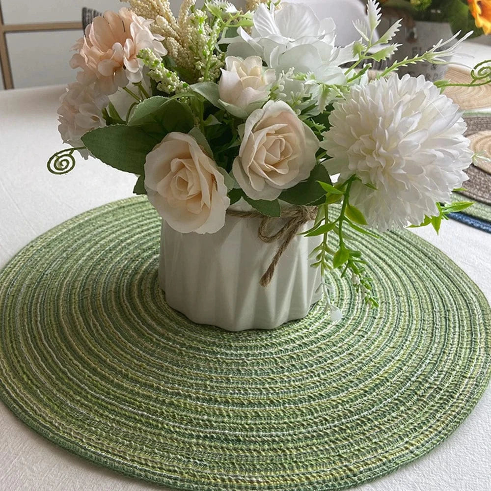 Set de table rond couleur | Joli Set de Table