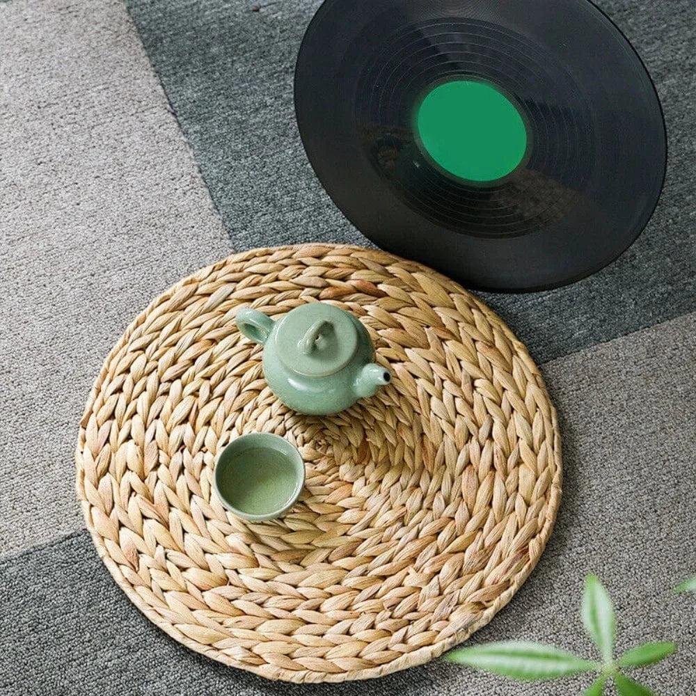 Set de table rond en rotin rigide | Naturel | Joli Set de Table