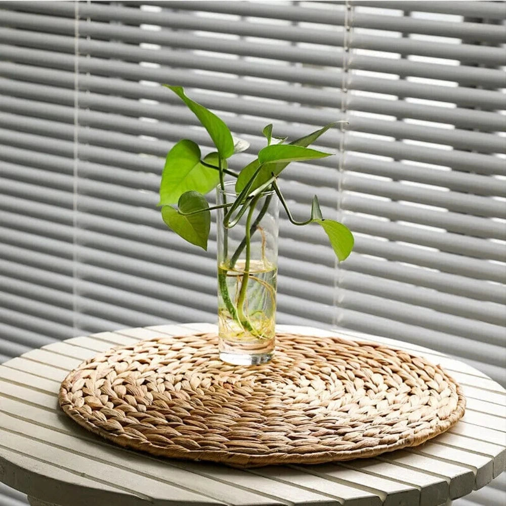 Set de table rond en rotin rigide | Naturel | Joli Set de Table