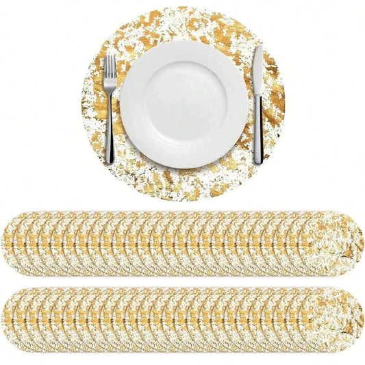 Set de table rond jetable | Joli Set de Table